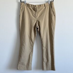 GAP‎ Khaki Pants Women's 14R Stretch Tan Classic Academia 36x25